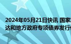 2024年05月21日快讯 国家发改委：加快中央预算内投资下达和地方政府专项债券发行使用进度