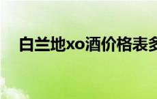 白兰地xo酒价格表多少钱一瓶（白兰地）