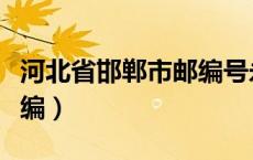 河北省邯郸市邮编号永年区（河北省邯郸市邮编）