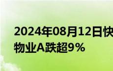 2024年08月12日快讯 地产股深度回调，深物业A跌超9%