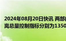 2024年08月20日快讯 两部门：今年第二批稀土开采 冶炼分离总量控制指标分别为135000吨 127000吨