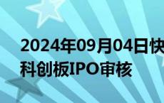 2024年09月04日快讯 上交所：终止百多安科创板IPO审核