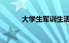 大学生军训生活作文1000字「」