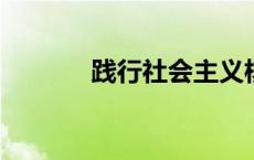 践行社会主义核心价值观征文