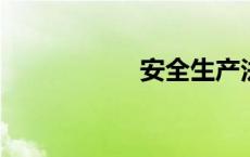 安全生产法学习总结