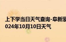 上下学当日天气查询-阜新蒙古族天气预报阜新阜新蒙古族2024年10月10日天气