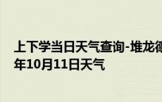 上下学当日天气查询-堆龙德庆天气预报拉萨堆龙德庆2024年10月11日天气