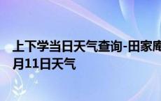 上下学当日天气查询-田家庵天气预报淮南田家庵2024年10月11日天气