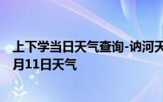 上下学当日天气查询-讷河天气预报齐齐哈尔讷河2024年10月11日天气