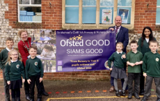 Ofsted 大力支持艾舍姆的圣迈克尔小学