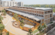 urpas Architectes将童趣品质的法国市场改造为小学