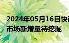 2024年05月16日快讯 奶酪赛道步入调整期，市场新增量待挖掘