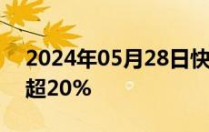 2024年05月28日快讯 港股恒大汽车盘中跌超20%