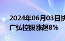 2024年06月03日快讯 养殖板块震荡反弹，广弘控股涨超8%