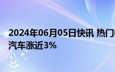 2024年06月05日快讯 热门中概股美股盘前多数走高，小鹏汽车涨近3%