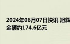 2024年06月07日快讯 旭辉控股集团：前5月累计合同销售金额约174.6亿元