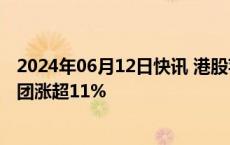 2024年06月12日快讯 港股苹果概念股表现强势，富智康集团涨超11%