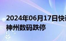 2024年06月17日快讯 华鲲振宇概念股下挫，神州数码跌停