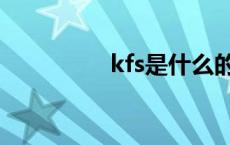 kfs是什么的缩写（kfs）