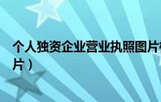 个人独资企业营业执照图片样本（个人独资企业营业执照图片）