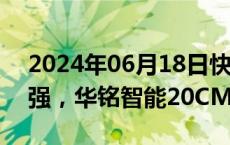 2024年06月18日快讯 车路协同概念拉升走强，华铭智能20CM2连板