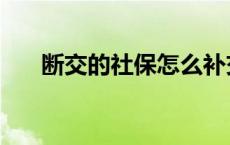 断交的社保怎么补交（社保怎么补交）