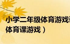 小学二年级体育游戏课教学视频（小学二年级体育课游戏）