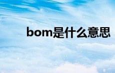 bom是什么意思（ecn是什么意思）