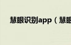 慧眼识别app（慧眼图像文字识别软件）