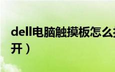 dell电脑触摸板怎么打开（dell触摸板怎么打开）