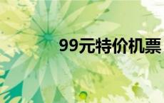 99元特价机票（99特价机票）