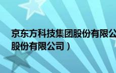 京东方科技集团股份有限公司是国企吗?（京东方科技集团股份有限公司）