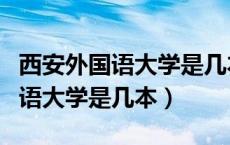 西安外国语大学是几本多少分录取（西安外国语大学是几本）