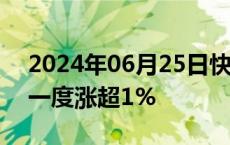 2024年06月25日快讯 恒生指数转跌，此前一度涨超1%