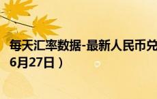 每天汇率数据-最新人民币兑换澳元汇率汇价查询（2024年06月27日）