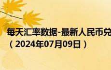 每天汇率数据-最新人民币兑换哈萨克斯坦坚戈汇率汇价查询（2024年07月09日）