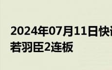 2024年07月11日快讯 电商概念股开盘拉升，若羽臣2连板