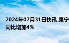 2024年07月31日快讯 康宁二季度核心销售额为36亿美元，同比增加4%