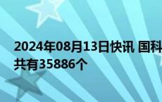 2024年08月13日快讯 国科天成：创业板IPO网上中签号码共有35886个