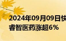 2024年09月09日快讯 CRO板块持续走高，睿智医药涨超6%