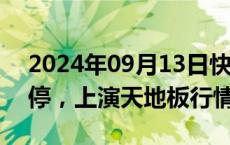 2024年09月13日快讯 华映科技跳水触及跌停，上演天地板行情