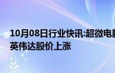 10月08日行业快讯:超微电脑披露季度GPU部署数据，带动英伟达股价上涨