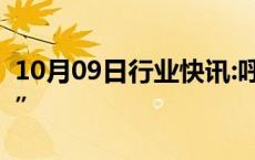 10月09日行业快讯:呼和浩特取消新房“限价”