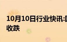 10月10日行业快讯:国际原油期货结算价小幅收跌