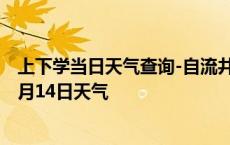 上下学当日天气查询-自流井天气预报自贡自流井2024年10月14日天气