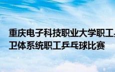 重庆电子科技职业大学职工乒乓球代表队参加重庆市教科文卫体系统职工乒乓球比赛